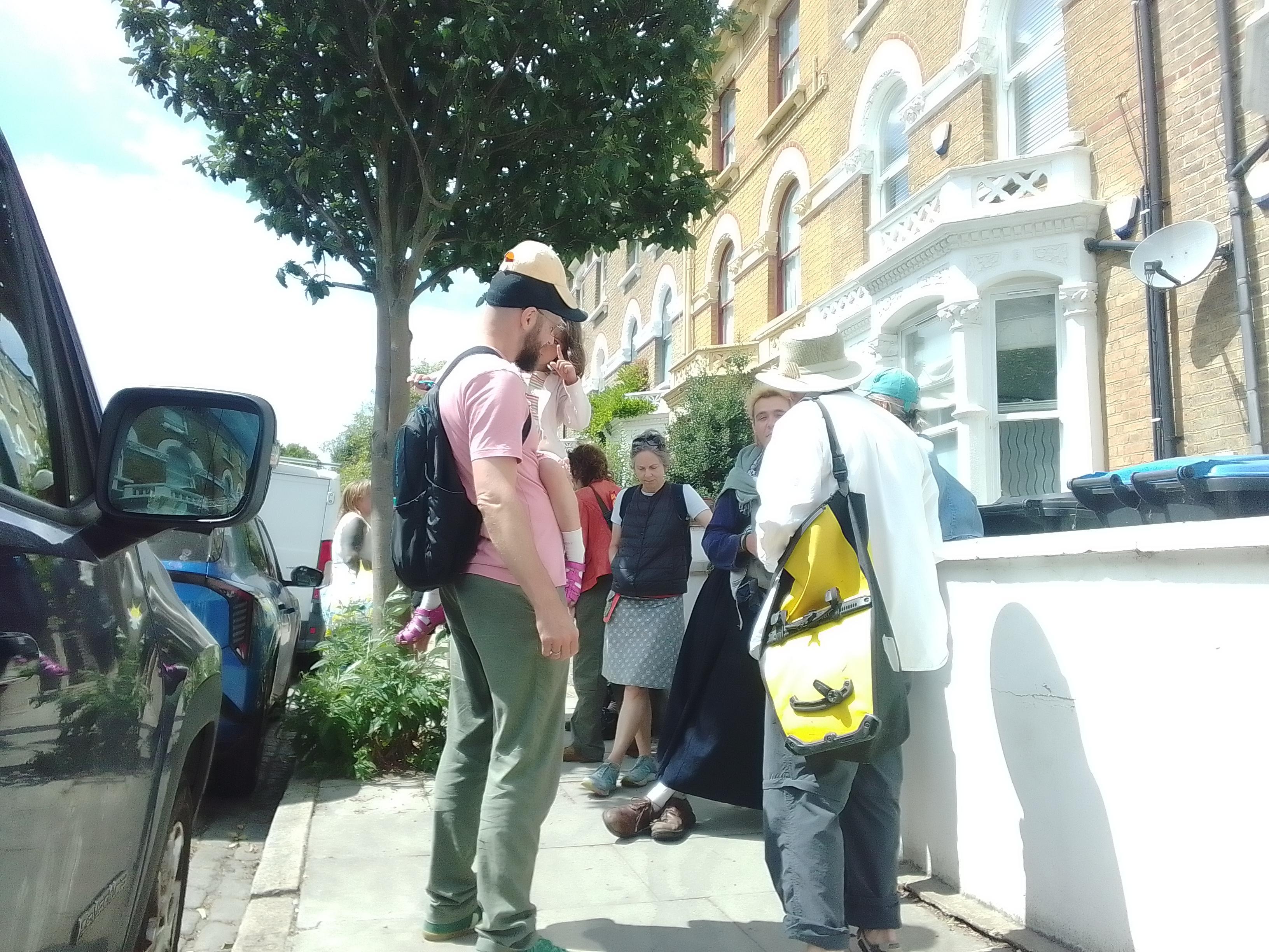 At the end point further along Digby Crescent, having looked at some of the street trees and associated ecology, conversations ongoing.